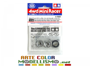 Mini 4wd Tamiya 15160 ROTELLE ALLUM19mm Oring gommato