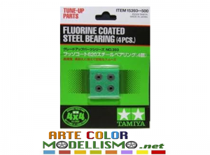 Mini 4wd Tamiya 15393 CUSCINETTI BEARING FLUORINE x RUOTE