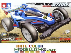 Mini 4wd Tamiya 18626 AVANTE MKIII Azure Pro