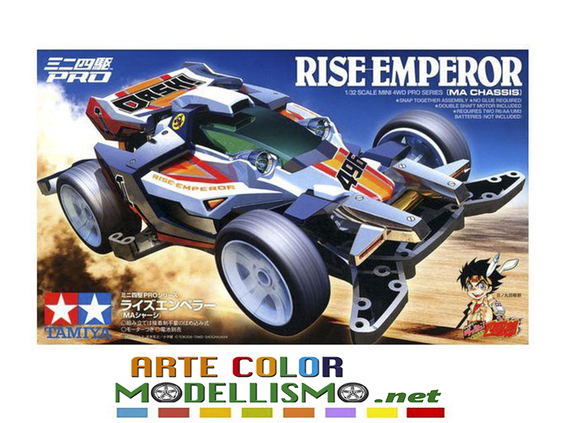 MINI 4WD TAMIYA 18643 Rise Emperor New Dash n.1 MA Chassis