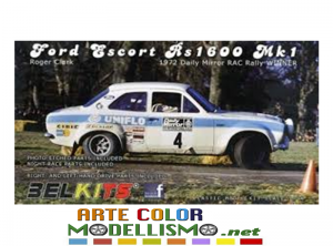 BELKITS BEL 007 FORD ESCORT RS1600 Mk 1 1972 Daily Mirror RAC Rally WINNER