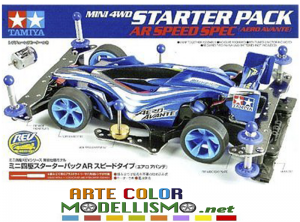 MINI 4WD TAMIYA 18706 STARTER PACK AVANTE AR Chassis