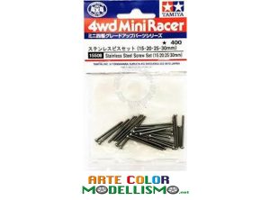 MINI 4WD TAMIYA ITEM 15508 Set VITI ACCIAIO STAINLESS STEEL SCREW
