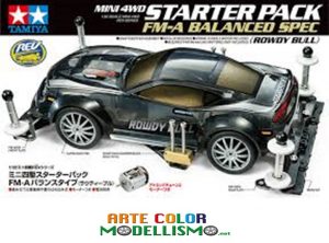 MINI 4WD TAMIYA 18710 STARTER PACK FM-A CHASSIS