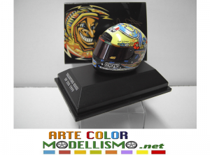MINICHAMPS PMA ITEM 397 990046 CASCO / HELMET MUGELLO 1999 VALENTINO ROSSI 1/8 SCALE