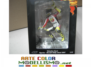MINICHAMPS PMA ITEM 312 070196 FIGURINE PILOTINO P.H. 2007 VALENTINO ROSSI 1/12 SCALE