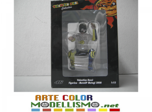 MINICHAMPS PMA ITEM 312 080176 FIGURINE PILOTINO 2008 VALENTINO ROSSI 1/12 SCALE