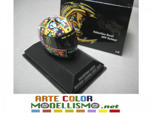 MINICHAMPS PMA ITEM 398 100096 CASCO / HELMET 2010 SECA VALENTINO ROSSI 1/8 SCALE