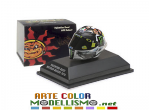 MINICHAMPS PMA ITEM 398 160096 CASCO / HELMET 2016 MISANO VALENTINO ROSSI 1/8 SCALE