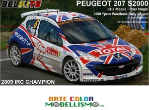 BELKITS BEL 001 PEUGEOT 207 S2000 – 2009 YPRES WESTHOEK RALLY WINNER