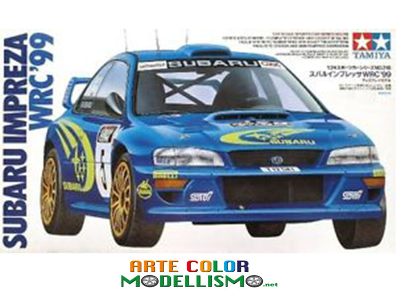 TAMIYA ITEM 24218 SUBARU IMPREZA WRC '99 RALLY 1/24 SCALE SPORTS CAR SERIES