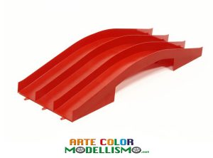Mini 4wd Tamiya ITEM 69570 SLOPE SECTION RED PISTA / TRACK
