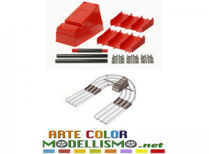 Mini 4wd Tamiya ITEM 69571 SOPRAELEVATA PISTA TRACK per PARABOLICA Bank Approach