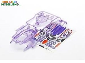 MINI 4WD TAMIYA 95373 DCR 01 CARROZZERIA BODY PARTS SET CLEAR PURPLE