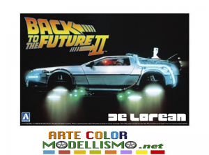 AOSHIMA 1/24 KIT DE LOREAN BACK TO THE FUTURE PART II RITORNO AL FUTURO