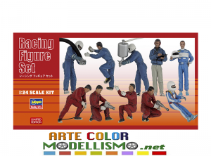 HASEGAWA ITEM 20295 RACING FIGURE SET TRACK / RALLY 1/24 SCALE KIT