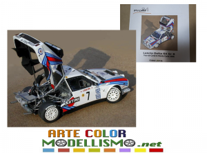 PROFIL 24 ITEM P24047 LANCIA S4 1986 MONTE CARLO RALLY 1/24 SCALE SPORTS CAR SERIES