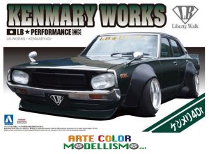 AOSHIMA No 08 ITEM 51276 KENMARY WORKS LIBERTY WALK LB PERFORMANCE 1/24 SCALE KIT
