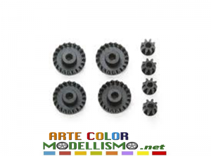 Mini 4wd Tamiya 15462 INGRANAGGI G13 e PIGNONI 8T CARBON