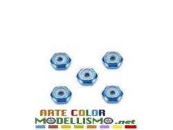 MINI 4WD TAMIYA ITEM 15500 DADI 2mm Autobloccanti ALUMINUM LOCK NUT