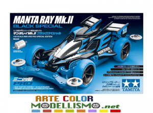 MINI 4WD TAMIYA ITEM 95466 MANTA RAY Mk.II TELAIO CHASSIS MS BLACK SPECIAL