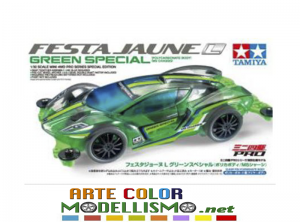 MINI 4WD TAMIYA ITEM 95485 FESTA JAUNE GREEN SPECIAL EDITION TELAIO CHASSIS MS