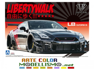 AOSHIMA No 13 ITEM 55922 LIBERTY WALK LB WORKS NISMO NISSAN GTR R35 TYPE 2