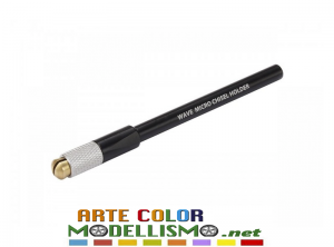 TAMIYA WAVE HG MICRO CHISEL HOLDER MANICO per CESELLO / SCALPELLO