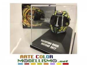 MINICHAMPS PMA ITEM 399 170046 CASCO / HELMET MOTO GP 2017 VALENTINO ROSSI 1/8 SCALE