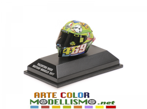 MINICHAMPS PMA ITEM 399 170086 CASCO / HELMET MOTO GP 2017 MUGELLO VALENTINO ROSSI 1/8 SCALE