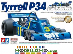 TAMIYA ITEM 12036 TYRREL SIX WHEELER 1/12 scale GRAND PRIX COLLECTION