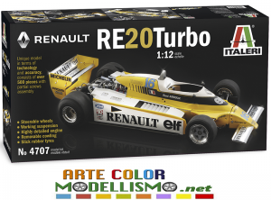 ITALERI ITEM 4707 RENAULT RE 20 TURBO 1/12 scale GRAND PRIX COLLECTION