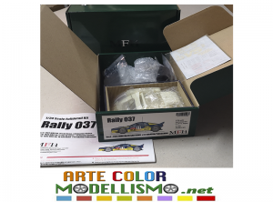MODEL FACTORY HIRO ITEM K508 LANCIA 037 OLIO FIAT SAN REMO 1984 1/24 scale RALLY COLLECTION