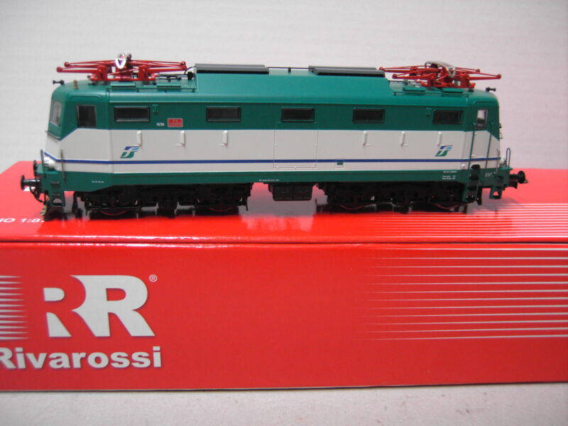 HR 2002 HORNBY RIVAROSSI E 424 LOCOMOTIVA ELETTRICA FS TRENITALIA HO 1/87