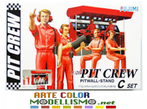 FUJIMI ITEM 113326 TPIT CREW SET C TRACK / FORMULE ONE 1/20 SCALE KIT