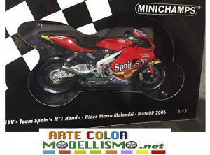 MINICHAMPS PMA ITEM 122061033 YAMAHA YZR M1 MOTO GP 2006 MELANDRI 1/12 SCALE
