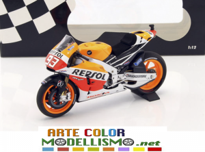 MINICHAMPS PMA ITEM 122141193 HONDA RC213V REPSOL MARQUEZ MOTO GP 2014 WORLD CHAMPION 1/12 SCALE