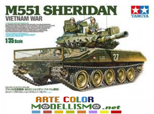 TAMIYA CARRO ARMATO ITEM 35365 M551 Sheridan Vietnam War MILITARY 1/35 SCALE