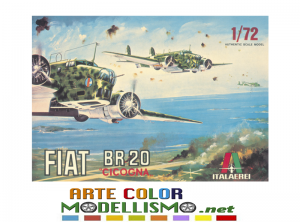 ITALERI AEREI 1:72 SCALE ITEM 103 FIAT BR 20 “ CICOGNA “