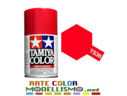 TAMIYA SPRAY per MODELLISMO ITEM TS 36 Fluorescent Red 100 ML