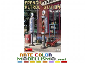 MINIART ITEM 35616 French Petrol Station 1930 – 40S MILITARY 1/35 SCALE