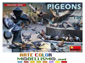MINIART ITEM 38036 Pigeons MILITARY 1/35 SCALE