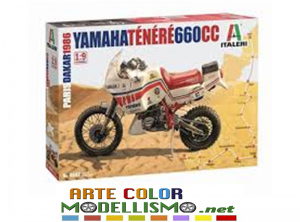 ITALERI 1/9 SCALE MODEL KIT ITEM 4642 YAMAHA TENERE PARIGI DAKAR 1986