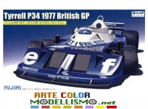 FUJIMI ITEM 09191 GP59 F1 TYRREL P34 1977 BRITISH GP 1/20 GRAND PRIX COLLECTION