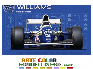 FUJIMI ITEM 09212  GP24 WILLIAMS FW16  GP F1 1994 1/20 GRAND PRIX COLLECTION
