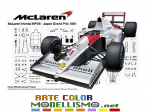 FUJIMI ITEM 09213 GP25 McLAREN HONDA MP 4/6 1991 GP F1 1/20 GRAND PRIX COLLECTION