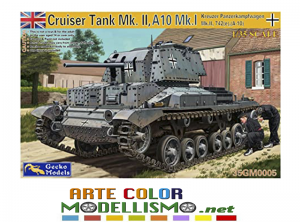 GECKO Plastic Model Kit ITEM 35GM005 CRUISER A10 MkI TANK MILITARY 1/35 SCALE