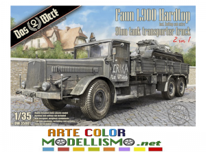 DAS WERK ITEM DW 35001 Faun L900 Hardtop 9ton Tank Transporter Truck 1/35 MODEL SCALE