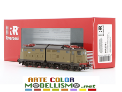 HR 2741 HORNBY RIVAROSSI E 645 castano/ isabella LOCOMOTIVA ELETTRICA FS TRENITALIA HO 1/87