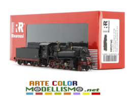 HR 2746 HORNBY RIVAROSSI LOCOMOTIVA A VAPORE GR 743 FS TRENITALIA HO 1/87